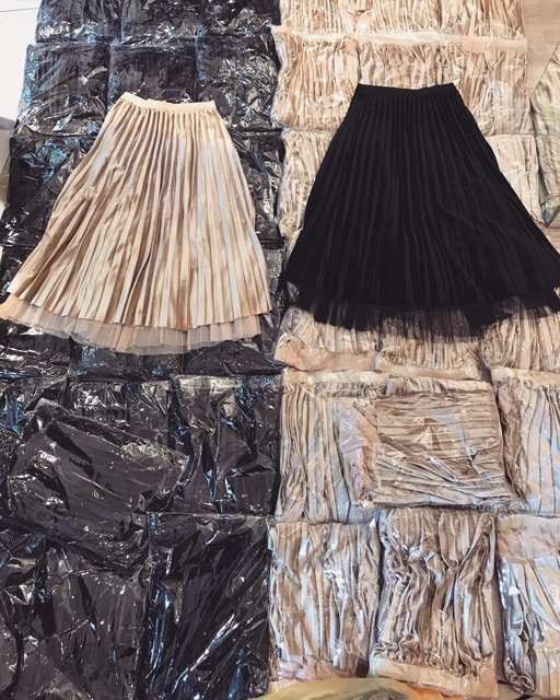 Chân váy Nhung Mặc 2 Mặt