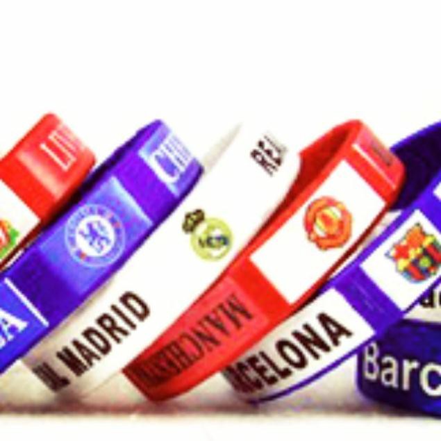 Vòng tay clb bóng đá M.U, arsenal, Chelsea, real Madrid, Barca
