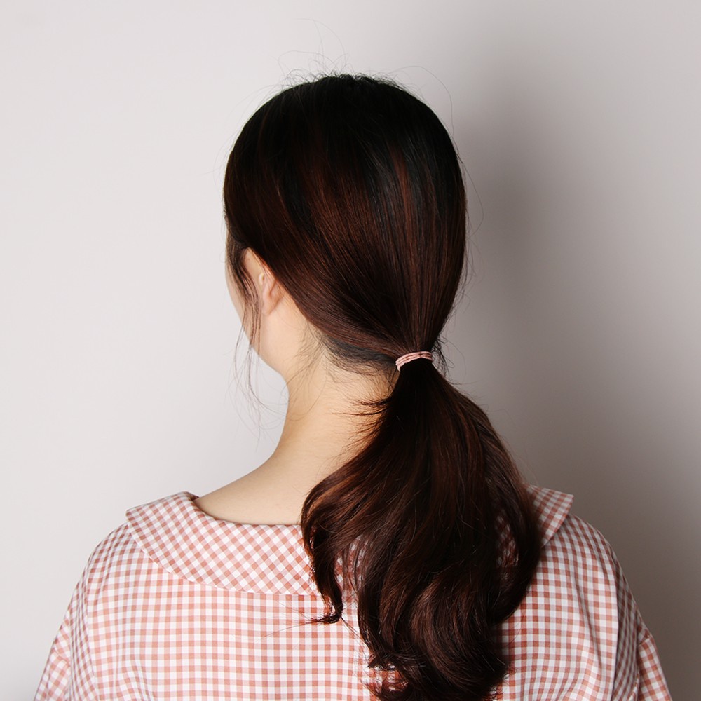 Bộ 100 dây buộc tóc đàn hồi đáng yêu đơn giản thời trang dành cho nữ