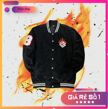 Áo khoác dù̂́⭕𝐂𝐡𝐚̂́𝐭 𝐋𝐮̛𝐨̛̣𝐧𝐠 ⭕Bomber Fire unisex vừa chống nắng vừa đi chơi