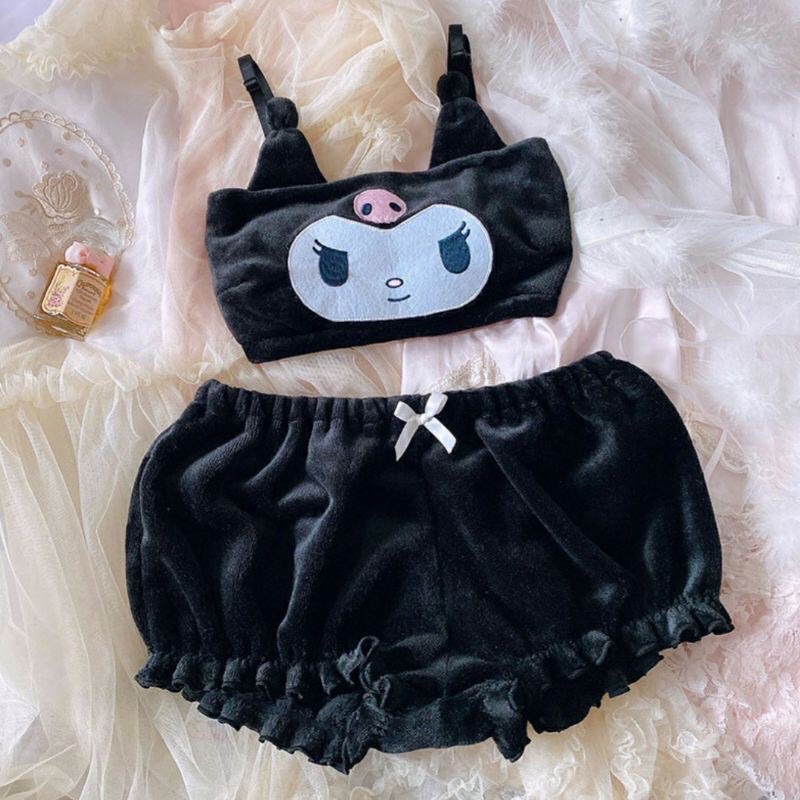 Set Cinnamoroll, Melody và Kuromi. GIAO HỎA TỐC TPHCM. Đồ Ngủ Cosplay Sexy. ThaoBonita T003