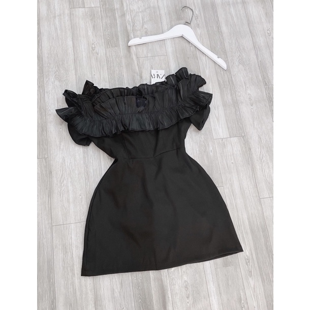 VÁY PHỐI TƠ BÈO HAI LỚP