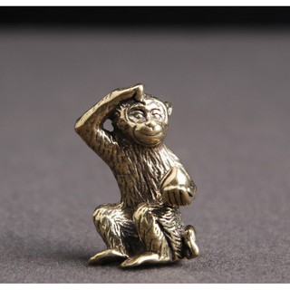 Tượng Khỉ mini bằng đồng 🎁FREESHIP🎁Tượng Khỉ phụ kiện tiểu cảnh, bàn trà, bàn làm việc