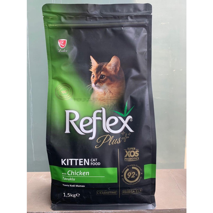 Thức Ăn Hạt Cho Mèo Con Reflex Plus Kitten Gói 1.5kg Vị Gà - Reflex Plus Kitten Food Chicken