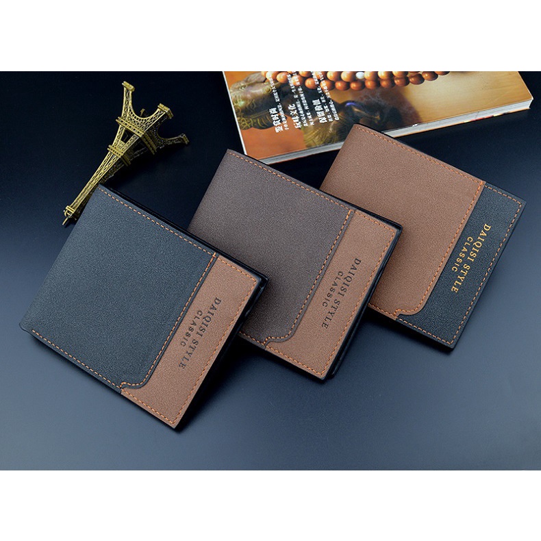 Ví Da Ngắn Mềm Mại Thời Trang Dành Cho Nam