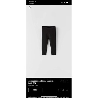 quần leging len zara phối ren