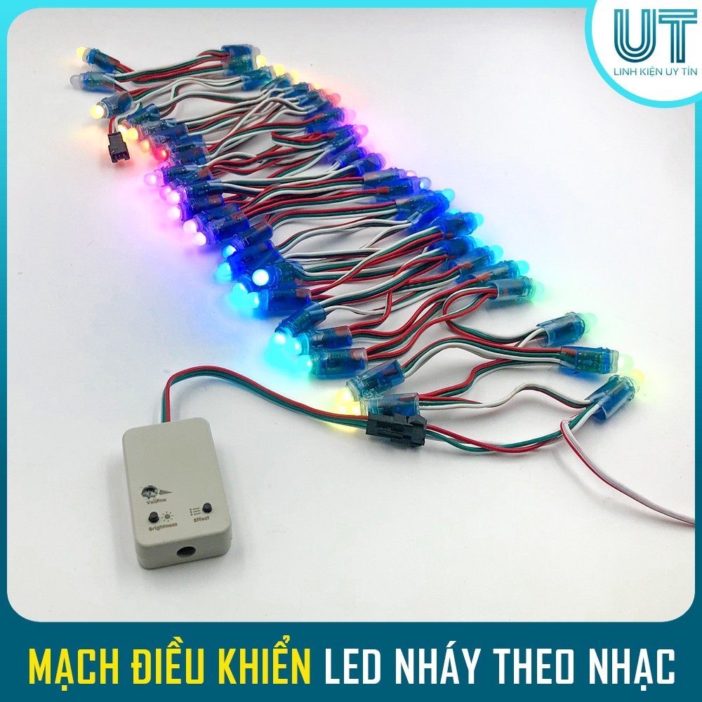 Mạch điều khiển ĐÈN LED nháy theo nhạc 1903 FullColor 16 triệu màu - 200 hiệu ứng có APP điều khiển trên điện thoại