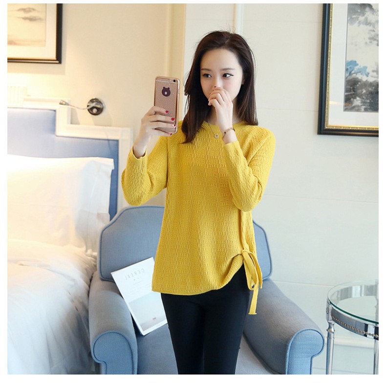 Áo len nữ dài tay mẫu mới 2022 vải mịn đẹp