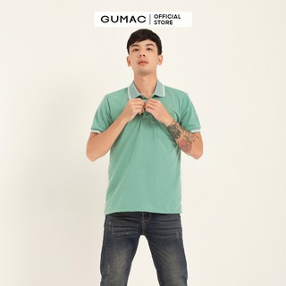 Áo thun polo nam túi đắp GUMAC thiết kế basic trẻ trung ATNB166