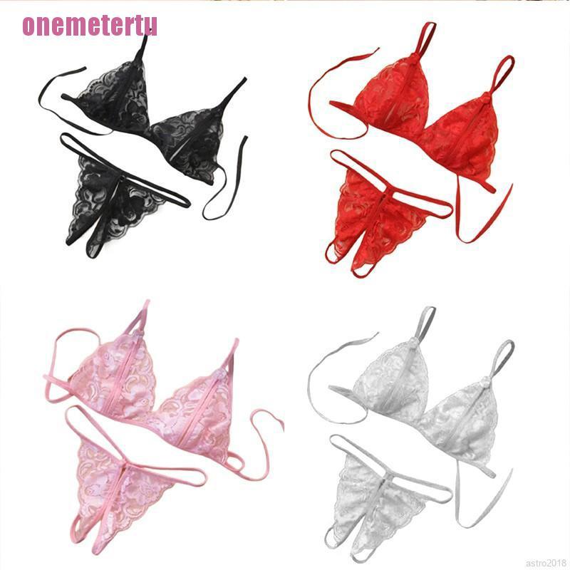 Set Áo Ngực &amp; Quần Lót Nữ Phối Ren Gợi Cảm
