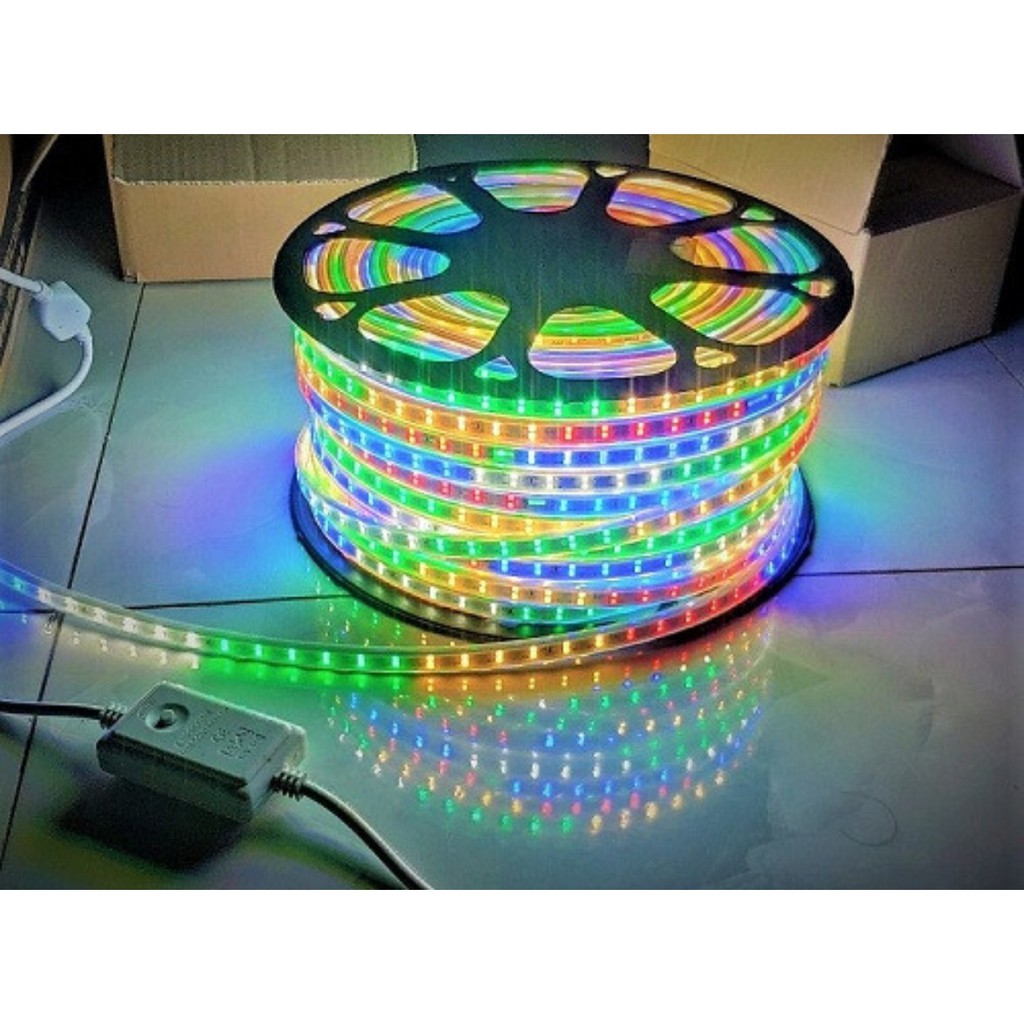 Đèn LED dây 2 hàng cao cấp siêu sáng LED 2835 ( Đơn giá / 1 mét - Nôi sẵn nguồn )