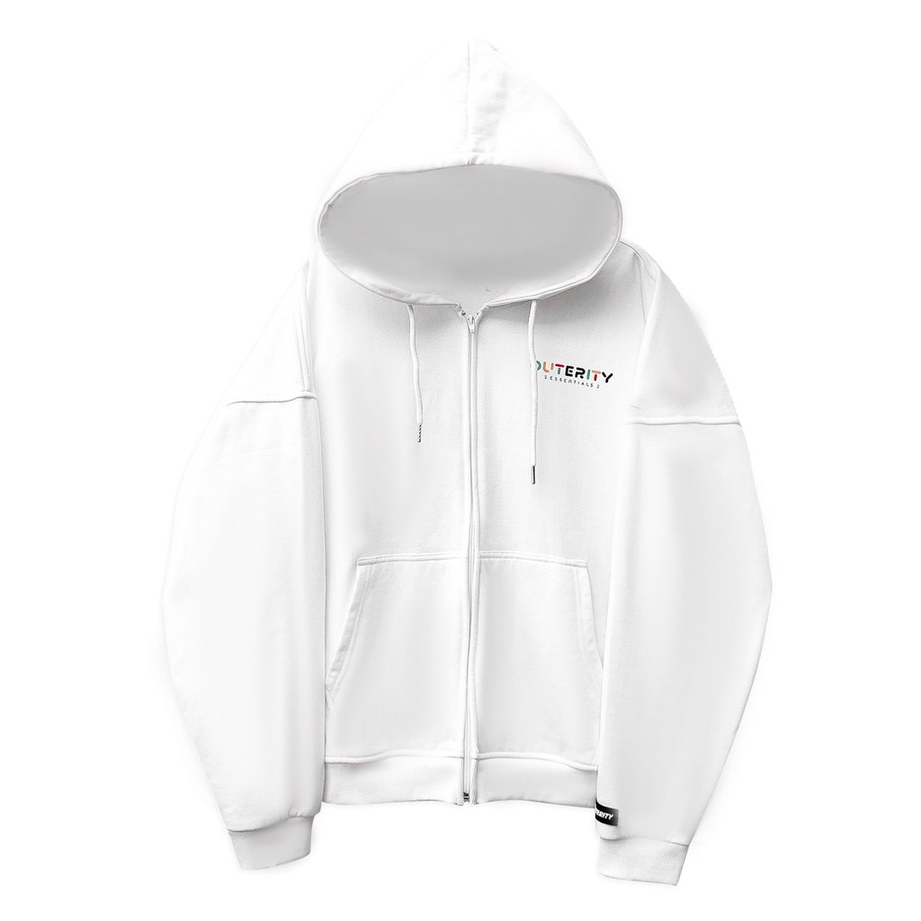 Áo Khoác Hoodie Zip Rainbow - Outerity 401 W - Hàng mới về