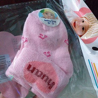 COMBO 4 ĐÔI Tất sơ sinh AKO cho bé 0-3 tháng cotton co giãn