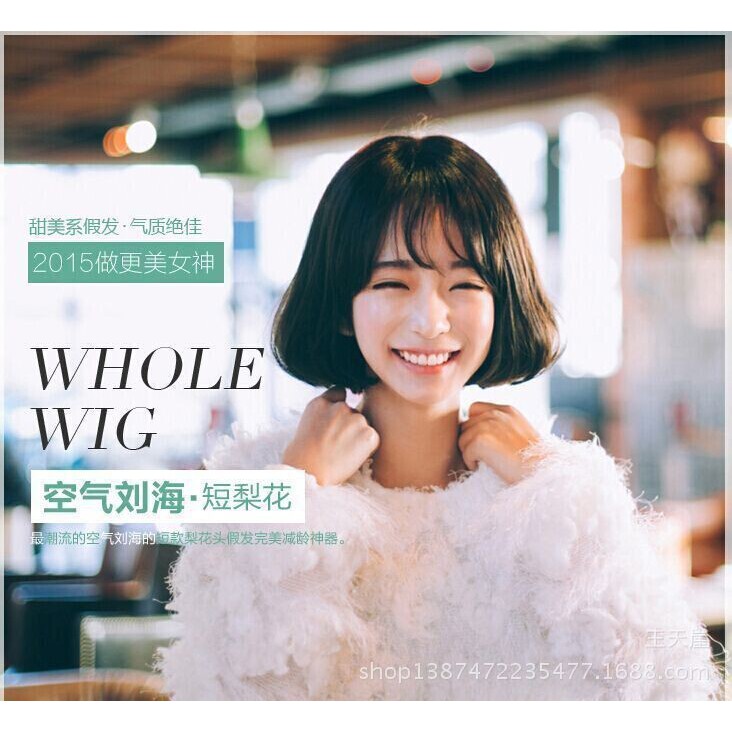 Tóc giả nữ hàn quốc + Tặng kèm lưới TG89