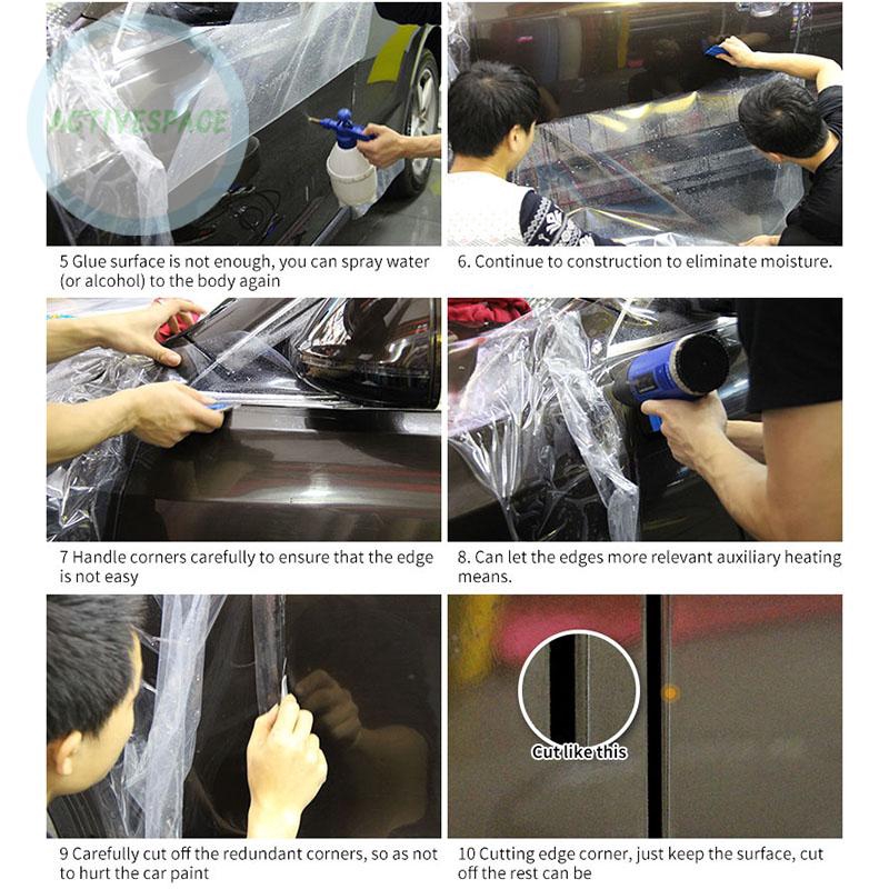 Cuộn film dán 3 lớp trong suốt 300*30cm bảo vệ chống trầy