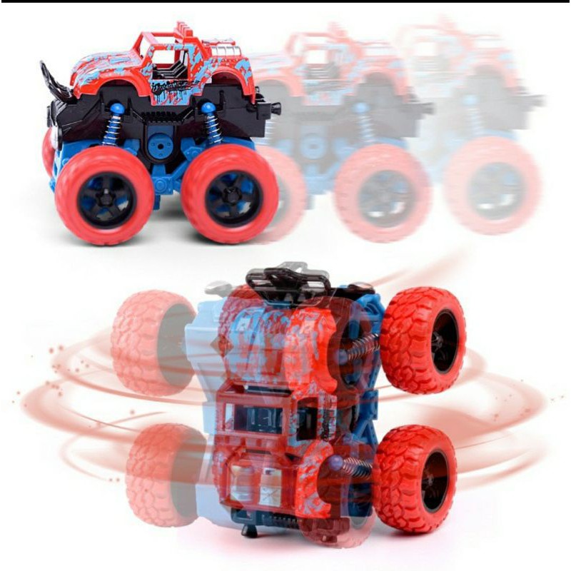 Xe Địa Hình Monster Zap Giảm Xóc, Xoay 360 Nhào Lộn Và Chạy Đà Cực Mạnh