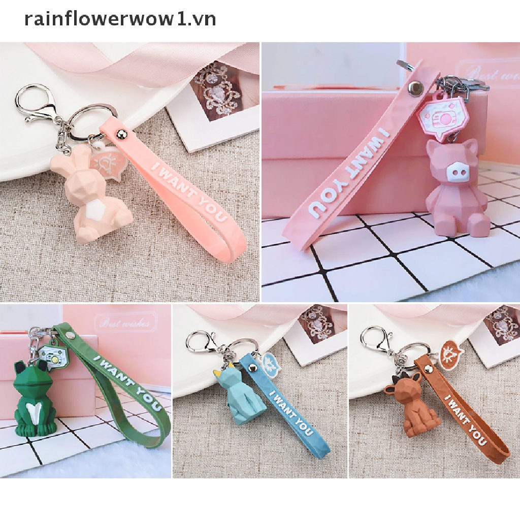 Móc Khóa Hình Gấu Koala / Khủng Long / Gấu Trúc / Gấu Dễ Thương
