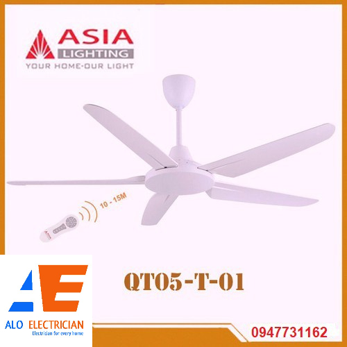 Quạt trần 5 cánh ASIA QT05 chính hãng