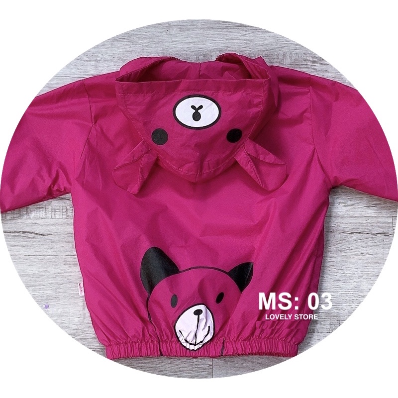 💦Áo Khoác Gió Cho Bé Gái Và Bé Trai . Áo Khoác Có Hoạ Tiết  Đáng iu Cho Bé Gái Và Bé Trai.