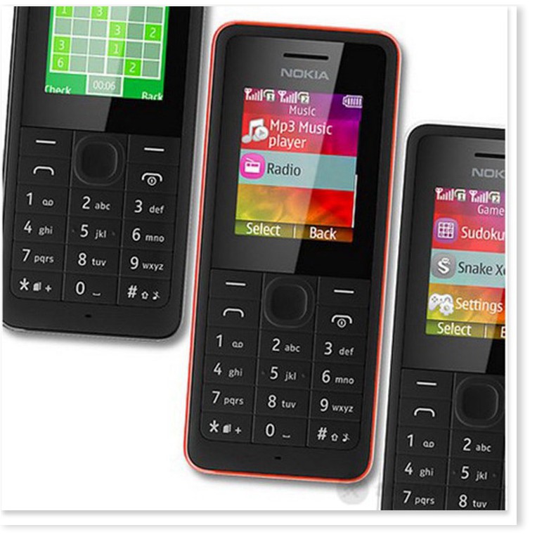 Xả Kho - Điện thoại nokia 107 2 sim pin khủng sóng cực mạnh