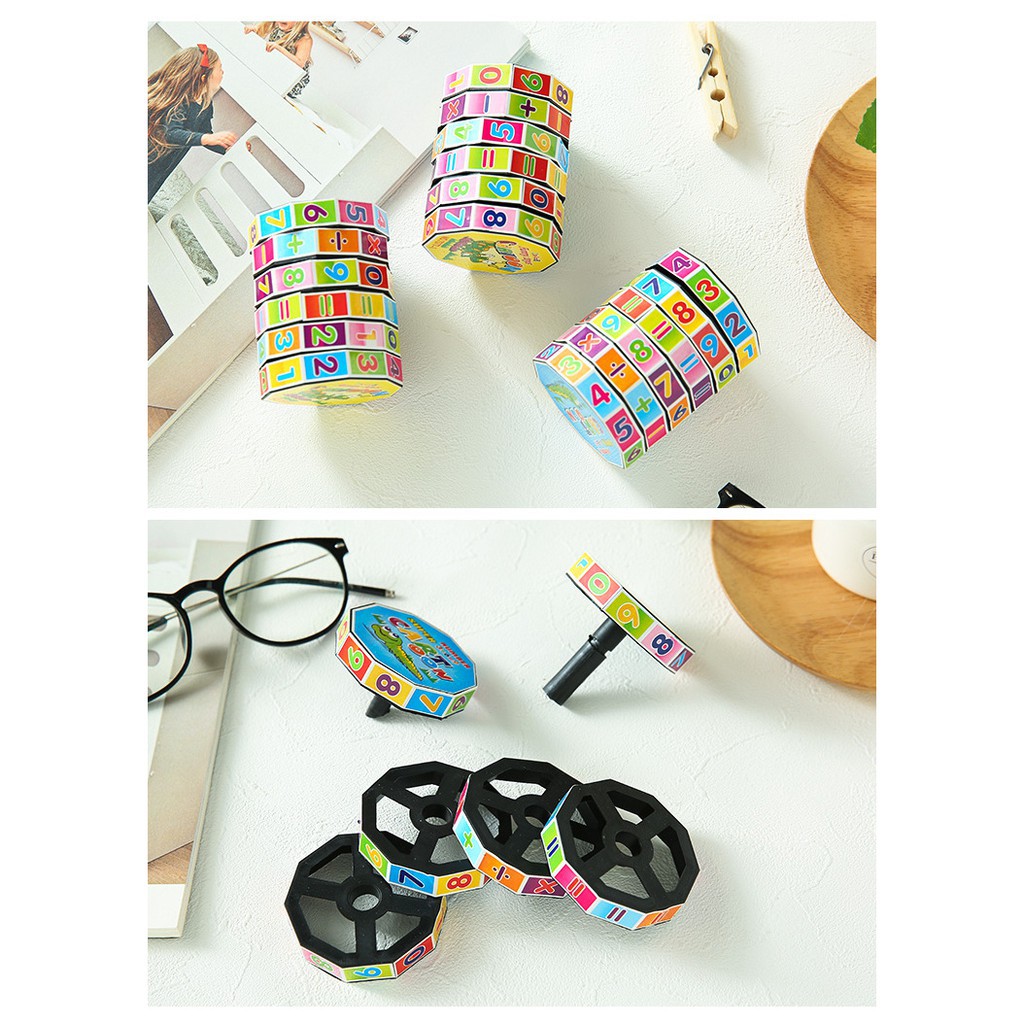 Đồ Chơi Thông Minh Giúp Trẻ Học Toán Dễ Dàng, con xoay nhân chia cộng trừ