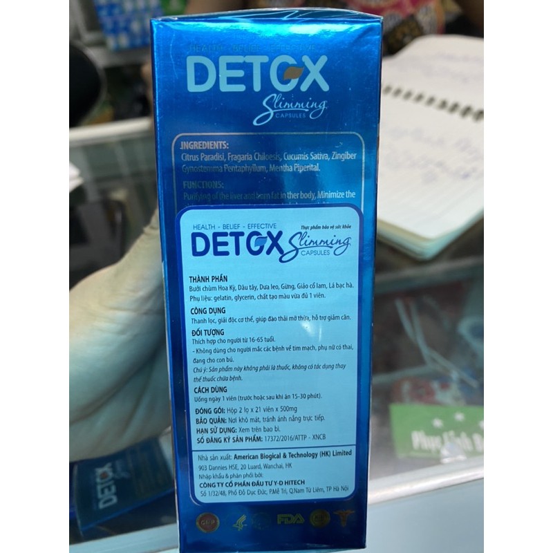 Giảm cân Detox.... và slimming cap hộp 2 lọ ( CAM KẾT CHÍNH HÃNG) | BigBuy360 - bigbuy360.vn