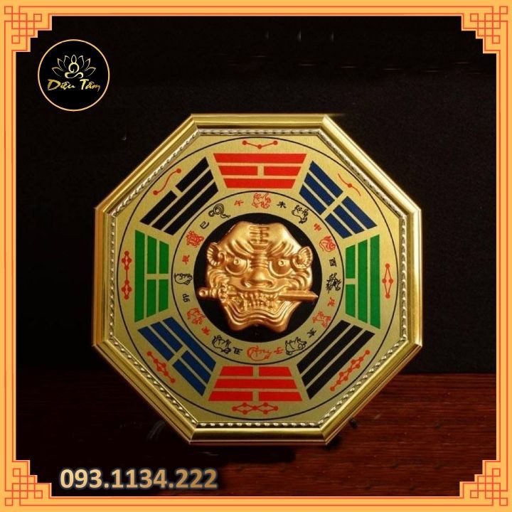 Gương bát quái hổ phù hoá giải điềm không may mang phước lành, tài lộc