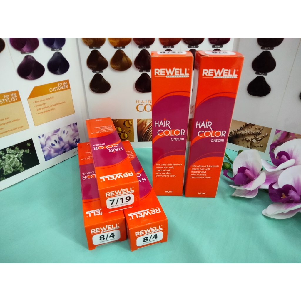 Kem nhuộm tóc chuyên nghiệp Rewell với hơn 59 mã màu thông dụng - Trường Thọ, TĐ
