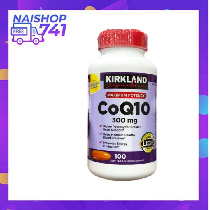 Viên Uống Kirkland CoQ10 300mg Chính Hãng Của Mỹ, Mẫu mới