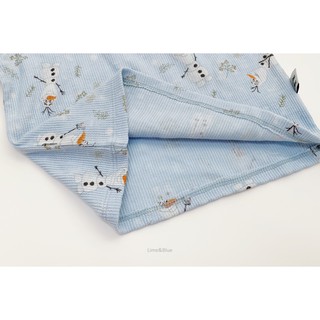 Lime&Blue Bộ đồ cộc tay Olaf gân