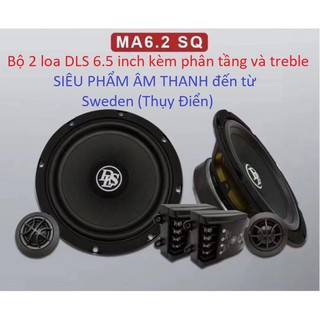 Bộ 2 loa DLS Thụy Điển kèm 2 treble và 2 phân tầng siêu phẩm âm thanh lắp cánh cửa ô tô siêu đỉnh