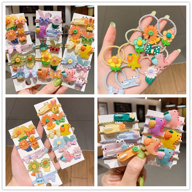 Set 10 phụ kiện trang trí điện thoại hình bánh kem/trái cây Mini dễ thương