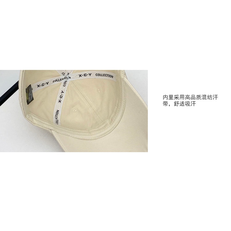 Mũ Lưỡi Trai Mềm Mại In Chữ G Phong Cách Hàn Quốc Dễ Phối Đồ Thời Trang Bốn Mùa Cho Cặp Đôi