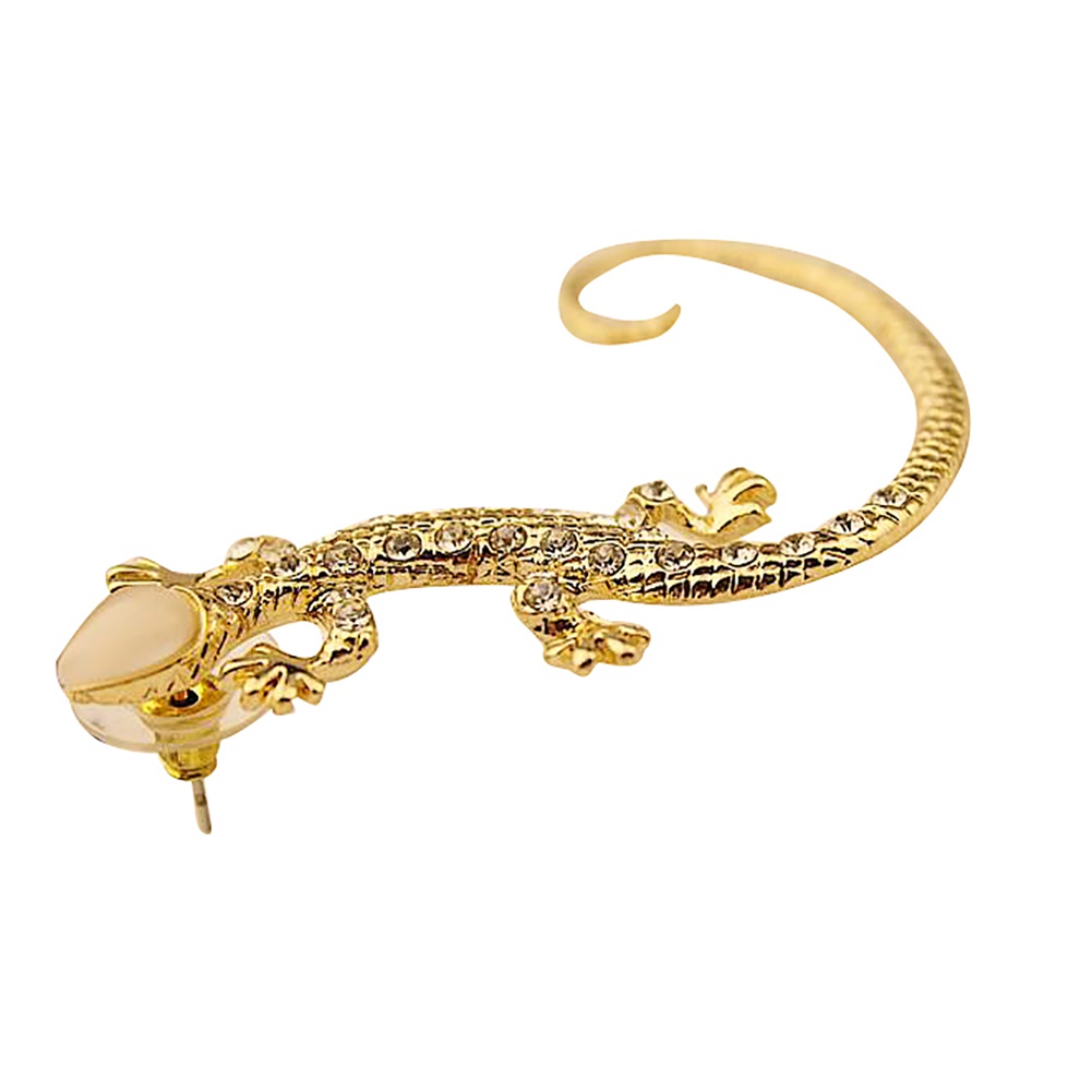 Khuyên Vành Tai Hình Thằn Lằn Đính Đá Thời Trang Cho Nữ