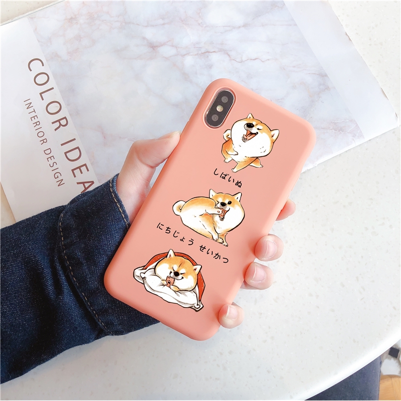 Ốp điện thoại họa tiết cún đáng yêu cho iPhone xsmax XR XS X 7 8 6 6s Plus 6SPlus 7Plus 11 11pro 11promax Dogs Soft Case | BigBuy360 - bigbuy360.vn