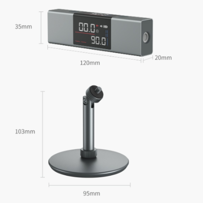 Thước Đo Góc Kỹ Thuật Số 2 Trong 1 DUKA LI1 Dual Lase Chuyên Dụng Cho Gia Đình