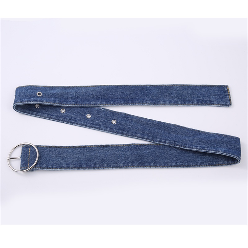 Dây Thắt Lưng Denim Phong Cách Cổ Điển Thời Trang Dành Cho Nữ