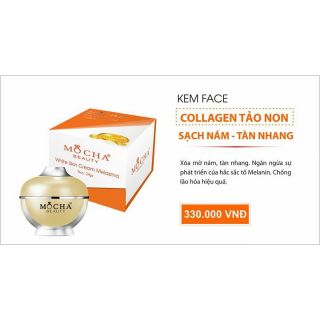 Kem Face Collagen Tảo Non Sạch Nám- Tàn Nhang Mocha