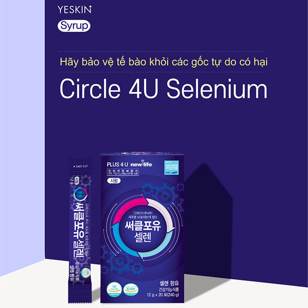 Siro chống oxy hoá Newlife Circle 4U Selenium 60 gói