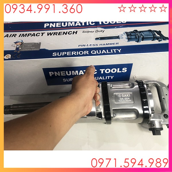 Súng mở ốc bu long 1 inch, súng xiết bulong 1 inch, saki-304, Nhật Bản. Vặn bulong 50mm, Chất lượng cao