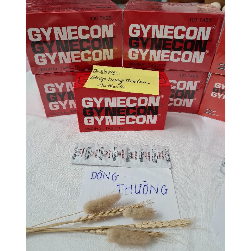 (Chính Hãng 100%) Sỉ HỘP GYNECON Thái Lan chống khi hư và ngứa - 1hộp 20dải