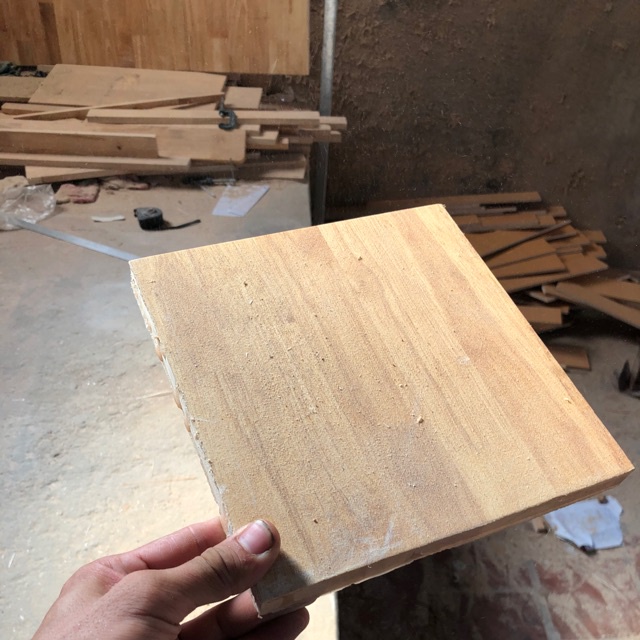 Tấm gỗ cao su 20x20 ☀️FREESHIP ☀️ bền đẹp FREE