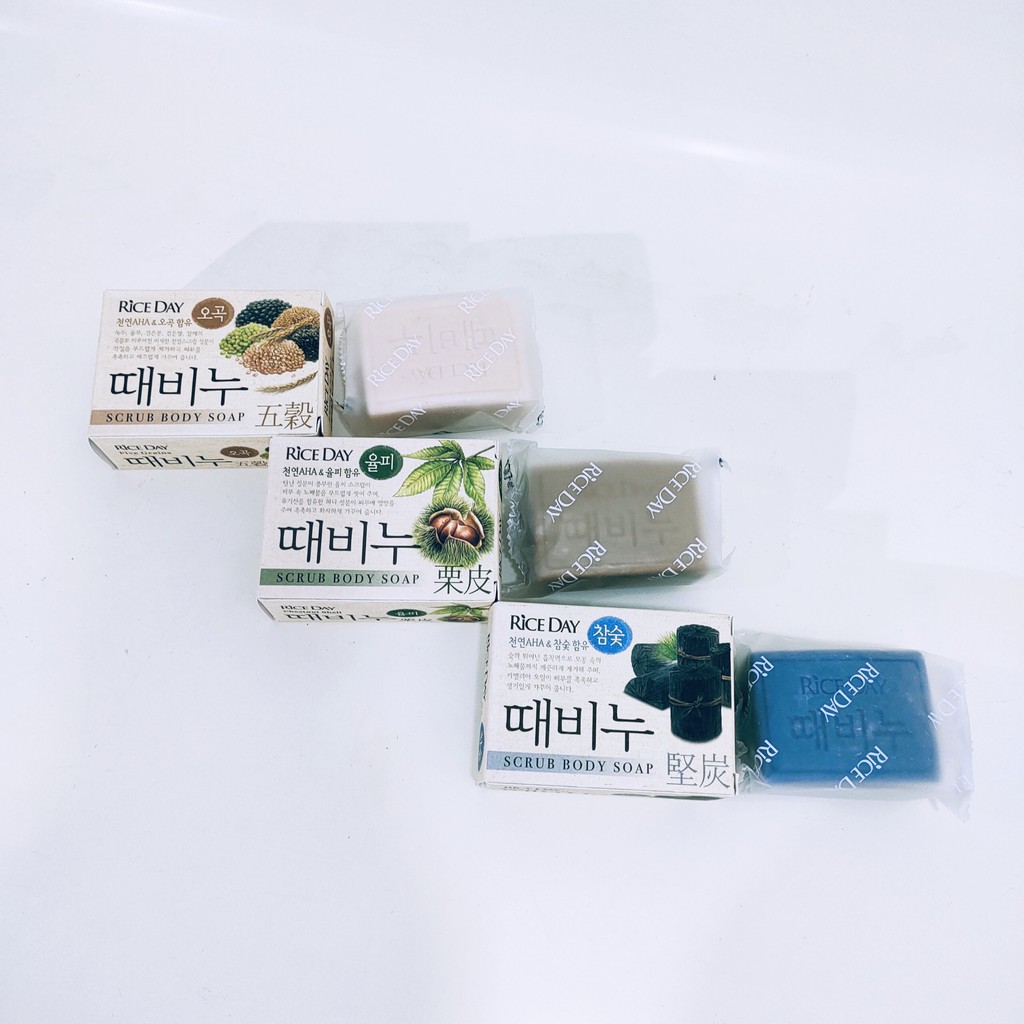Xà phòng tắm thảo dược Hàn Quốc, xà bông cục soap tẩy da chết trắng da ngừa mụn 100g | BigBuy360 - bigbuy360.vn