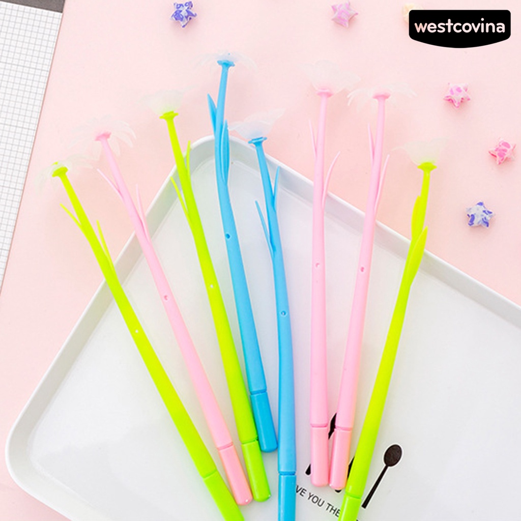 [Hot]✍Set 10 Bút Gel Hình Hoa Tulip Viết Chữ Cho Lớp Học