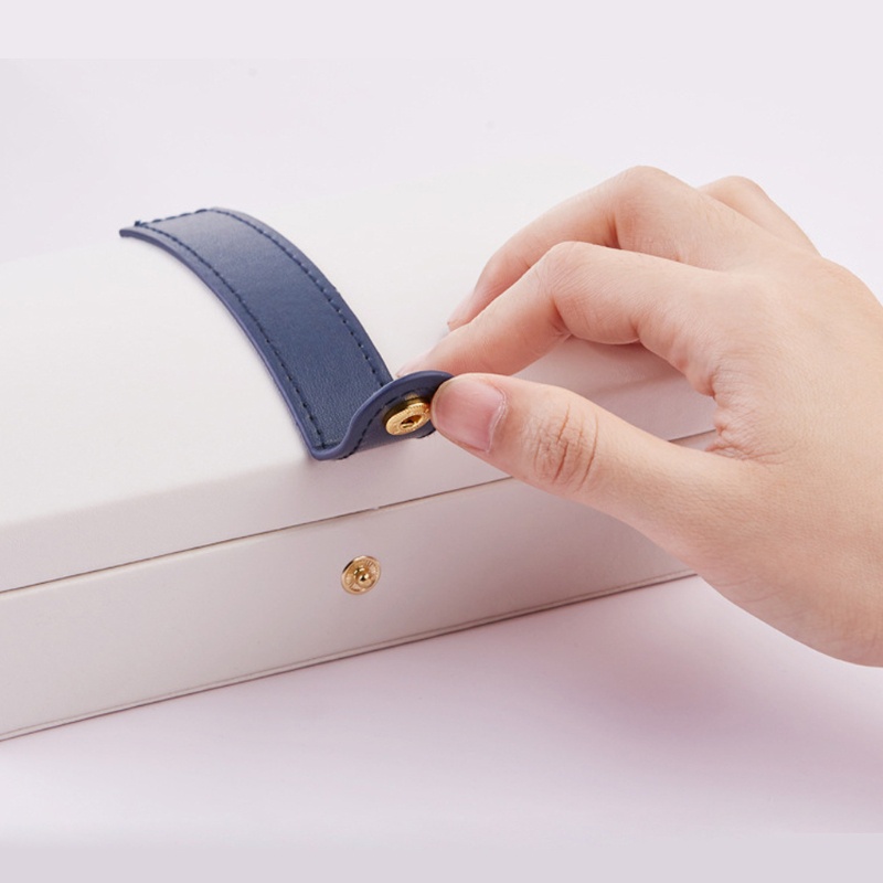 Hộp Đựng Trang Sức Giả Da 2 Tầng Chống Thấm Nước