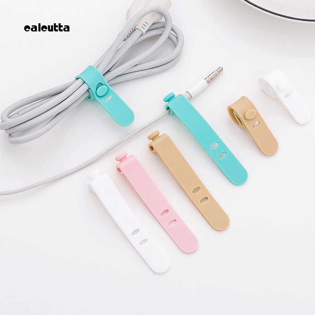 4 Phụ kiện giữ dây cáp gọn gàng bằng silicon dễ thương