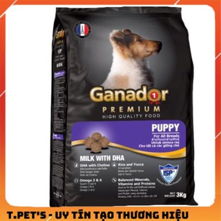GANADOR PUPPY TÚI: 3KG. THỨC ĂN CHO CHÓ CON.