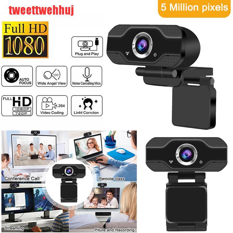 Webcam Full Hd Usb 1080p Kèm Micro Cho Pc / Laptop