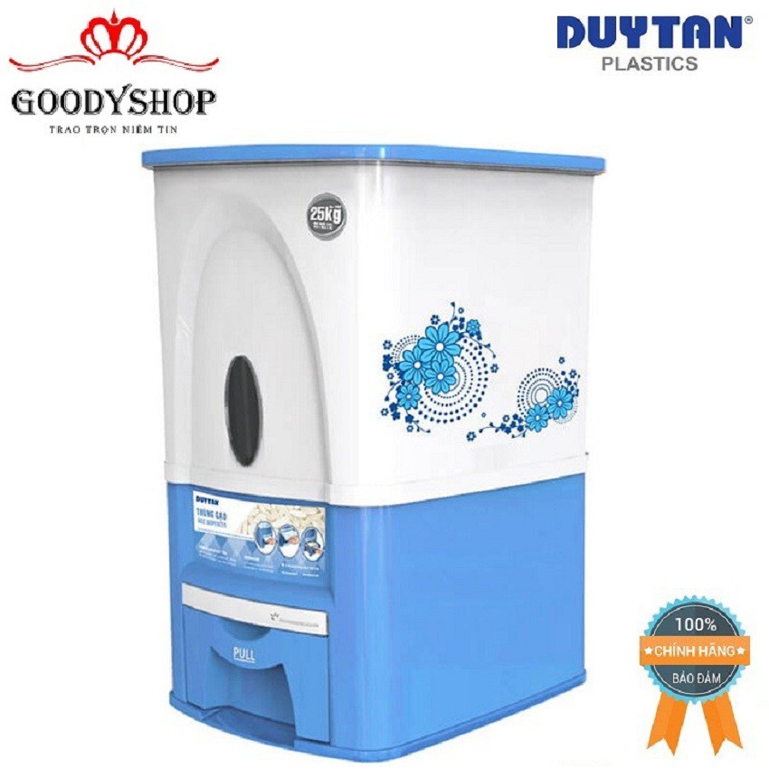 (Tiện Dụng) Thùng gạo thông minh Matsu Duy Tân  25kg bảo quản hương vị thơm ngon của gạo GOODYSHOP