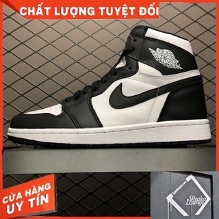 (FULL BOX + BILL) Giầy Thể Thao𝘼𝙄𝙍 𝙅𝙊𝙍𝘿𝘼𝙉 1 𝐏𝐚𝐧𝐝𝐚 Đen Trắng Cổ Cao